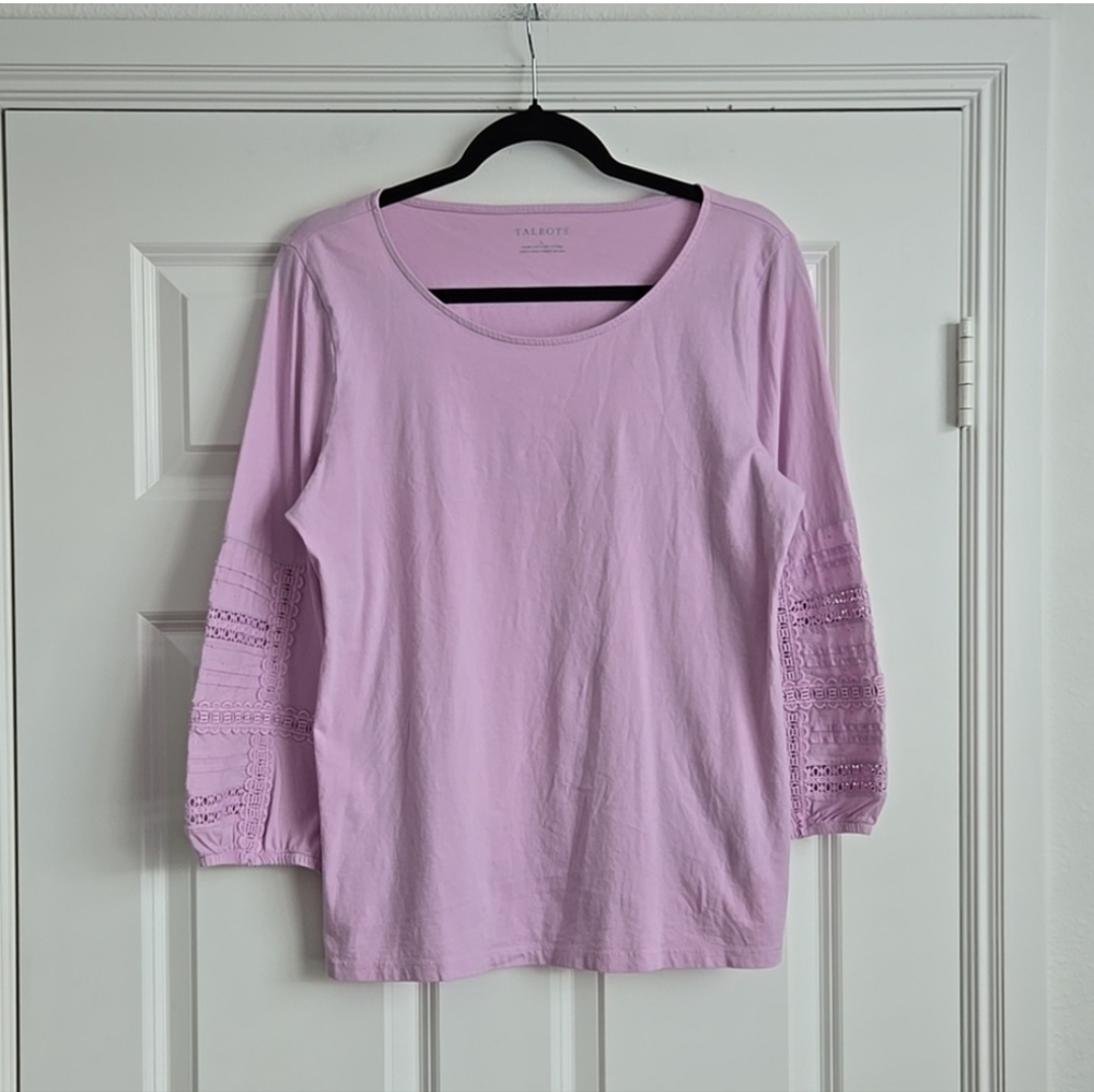Pink Talbots long sleeve